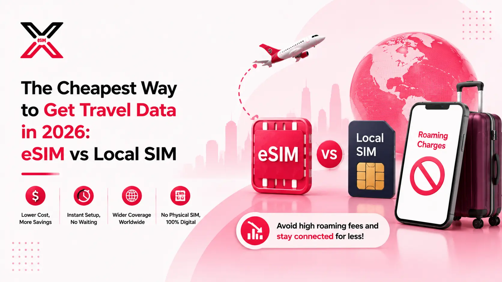 The Cheapest Way to Get Travel Data in 2026: eSIM vs Local SIM